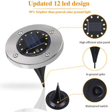 Load image into Gallery viewer, Solar Pathway Lights